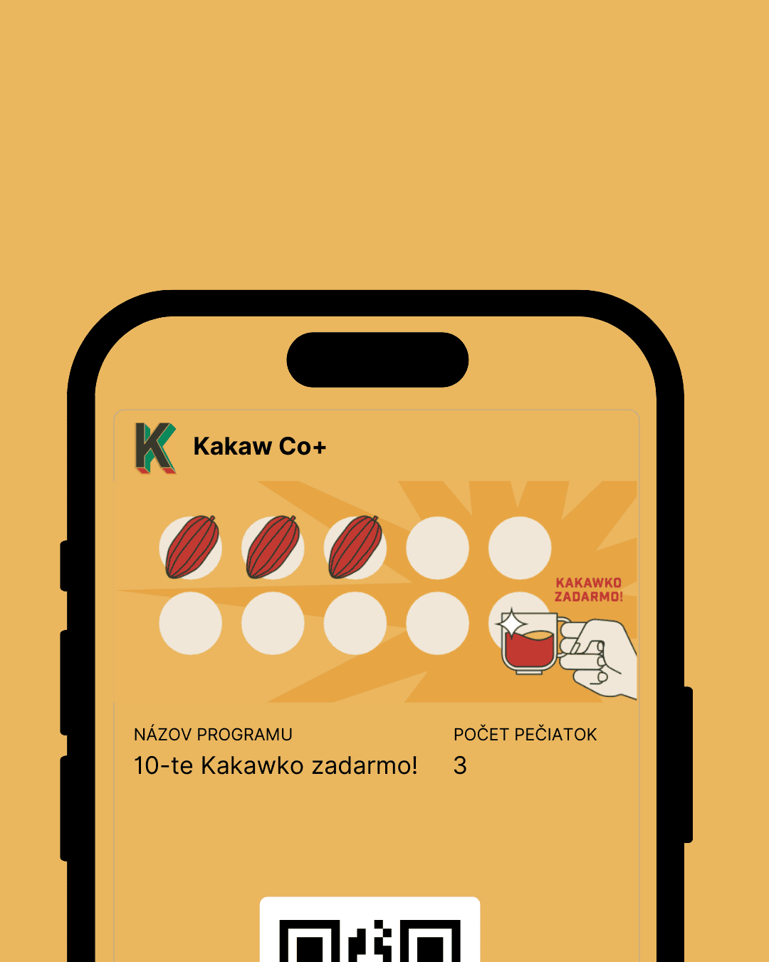 Kakaw Co+ loyalty card