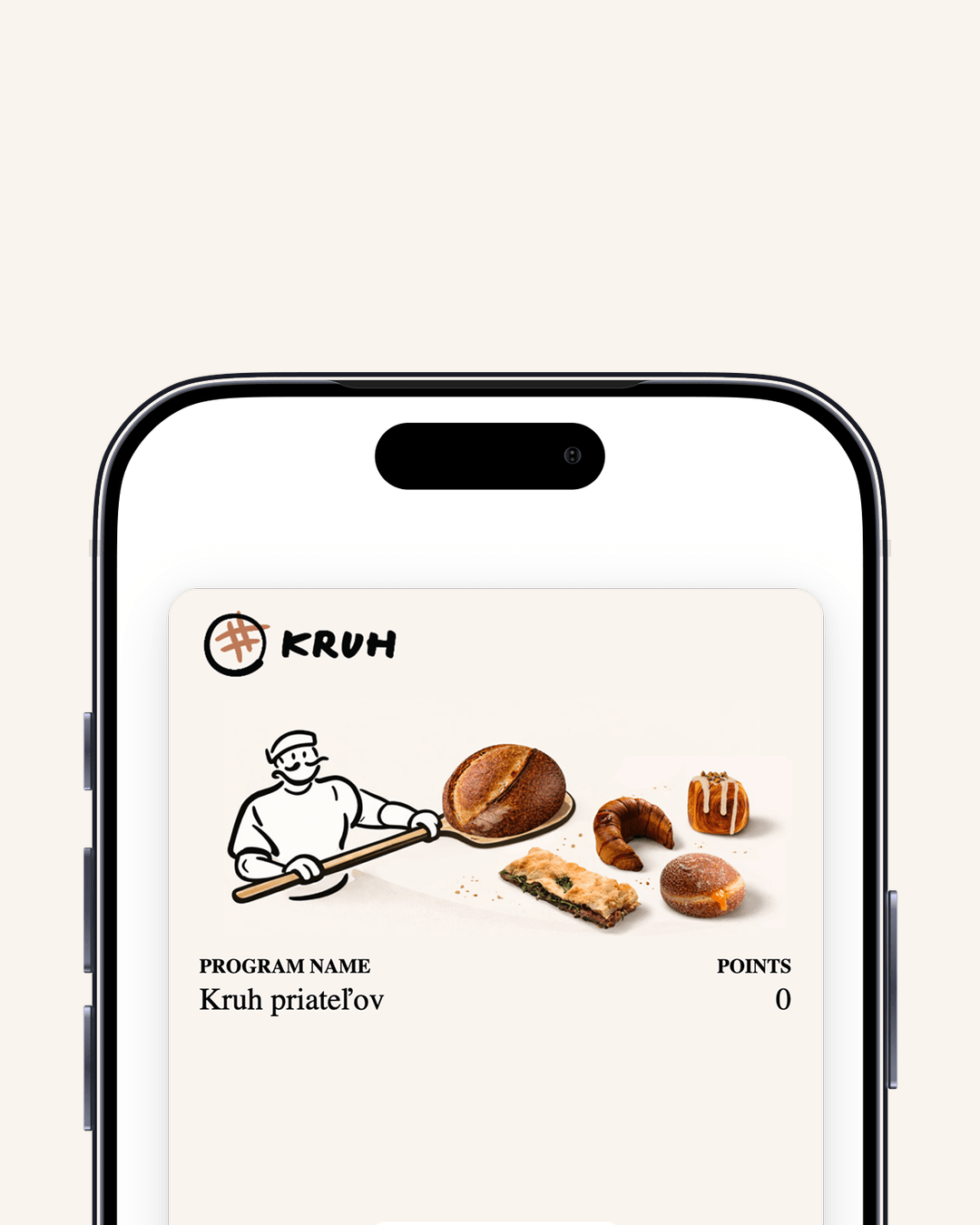 Kruh loyalty card