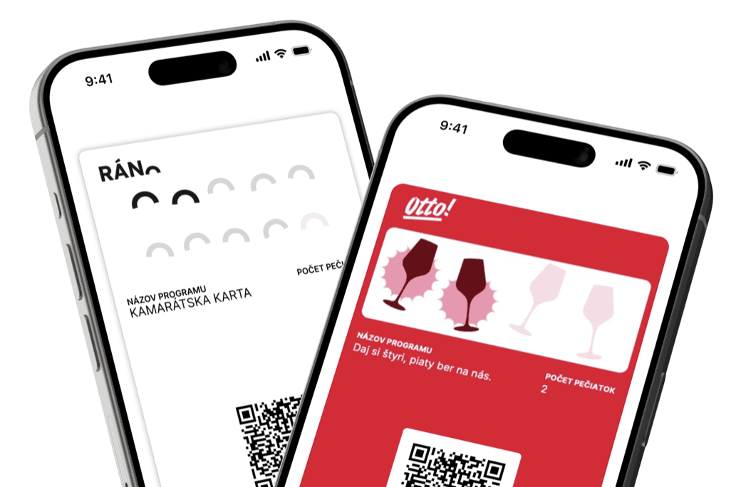 Loyalty programme screenshot